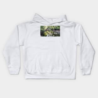 Creek Scenery Landscape Photograph of Beautiful Indian Creek Kids Hoodie